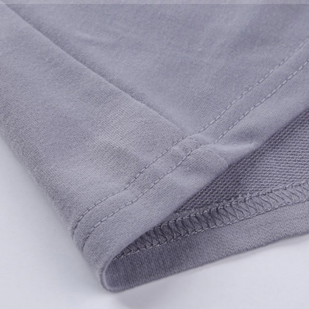 GRAY Leopard Stitching Long Sleeve Top - Picture 3 of 3